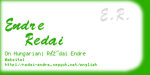 endre redai business card